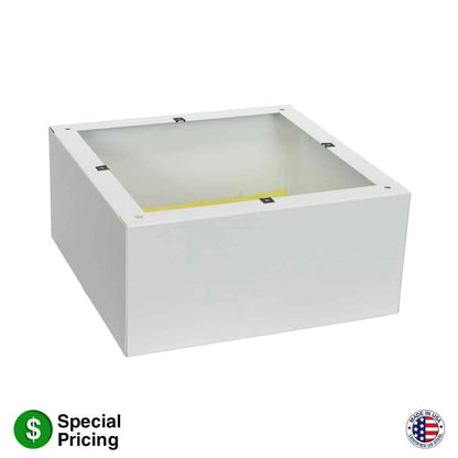 Lowell Steel Enclosure for 8" Speaker, Surface Mount | 13.00" × 13.00" × 6.00"