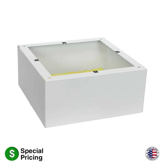 Lowell Steel Enclosure for 8" Speaker, Surface Mount | 13.00" × 13.00" × 6.00"