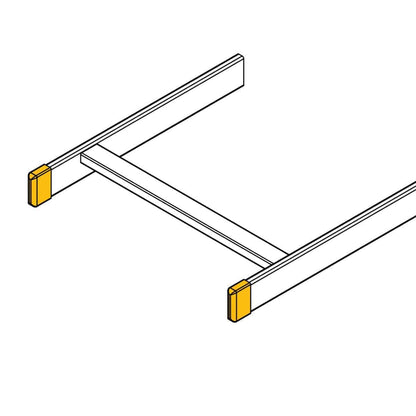 Lowell CLH-EC Cable Ladder End Cap Covers For Cable Management