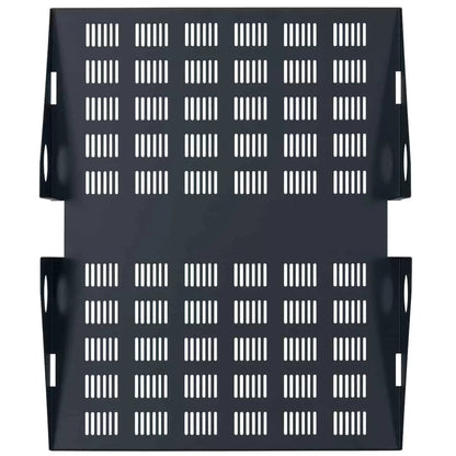 Lowell CMS Series Center Mount Shelf for 2-Post Rack | 2U
