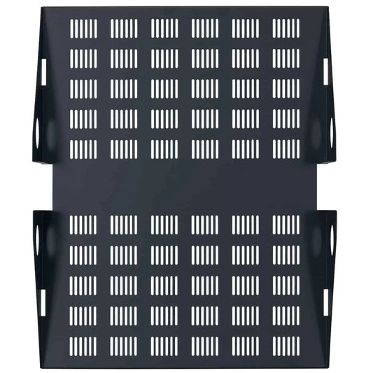 Lowell CMS Series Center Mount Shelf for 2-Post Rack | 2U