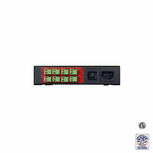 Lowell DC Power Distribution Multi-Output DC Power Supply | 8 Output | 24VDC