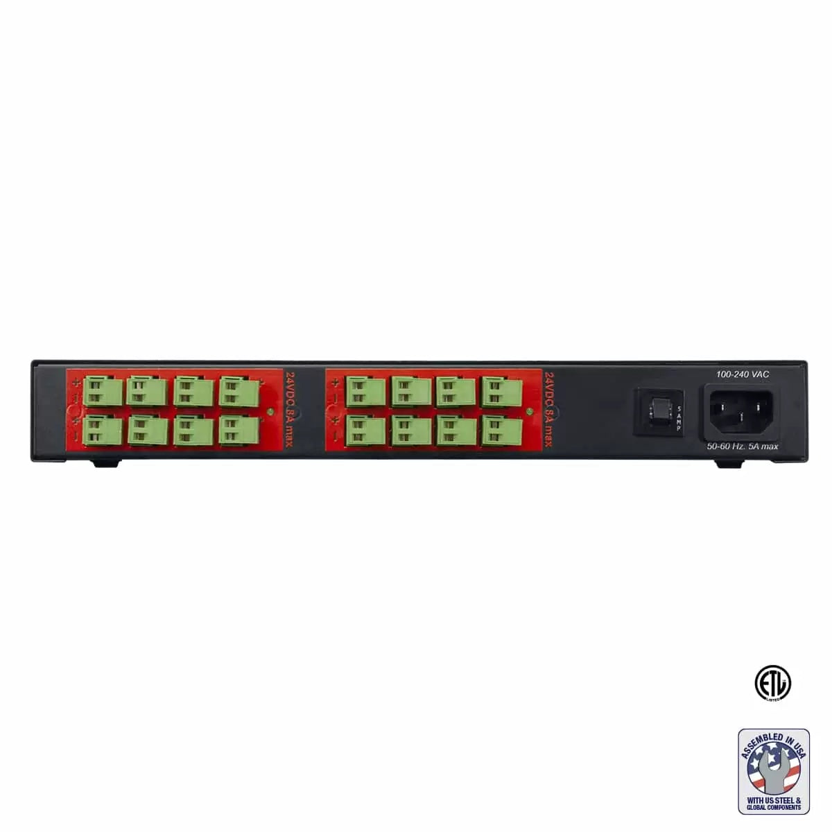 Lowell DC Power Distribution Multi-Output DC Power Supply | 16 Output | 24VDC