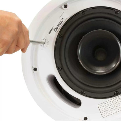 Lowell ES-82CDT 8" Coax Compression Ceiling Speaker