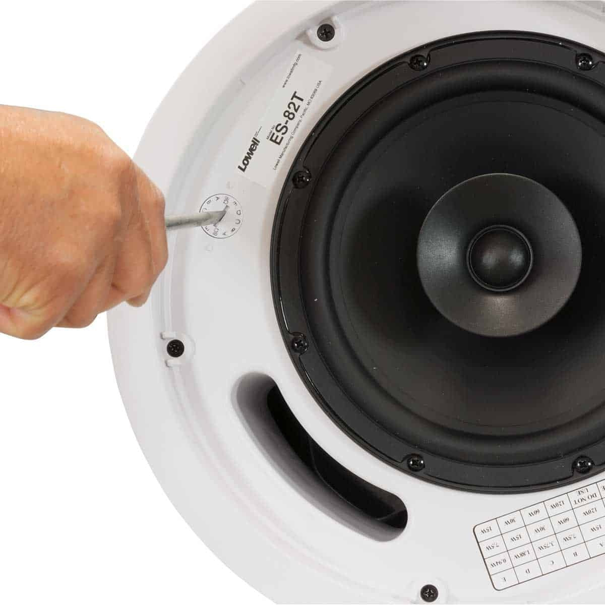 Lowell ES-82T 8" Coaxial In-Ceiling Speaker System