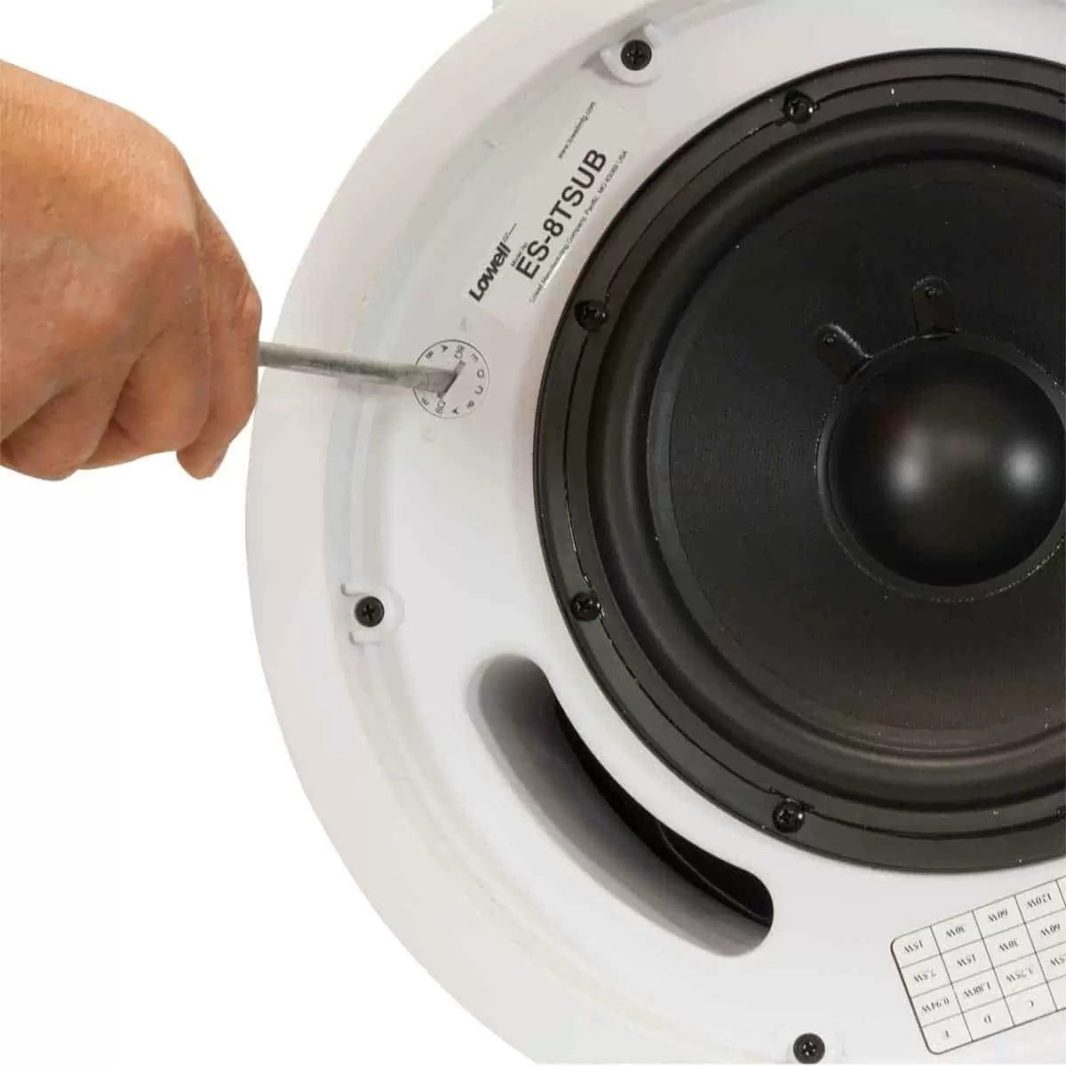 Lowell ES-8TSUB 8" Ceiling Subwoofer For ES Series Systems