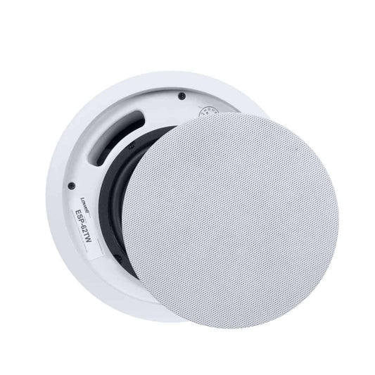 Lowell ESP Series Coaxial Pendant Speakers Acoustic-Match Ceiling Install | 6-1/2" | With Transformer