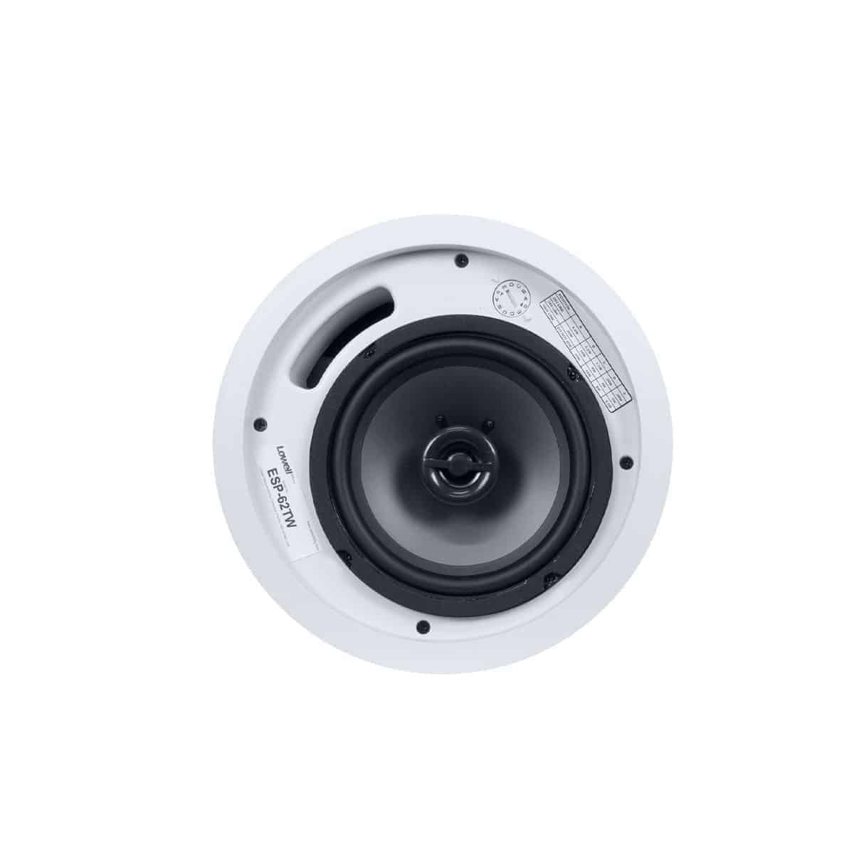 Lowell ESP Series Coaxial Pendant Speakers Acoustic-Match Ceiling Install | 6-1/2" | With Transformer