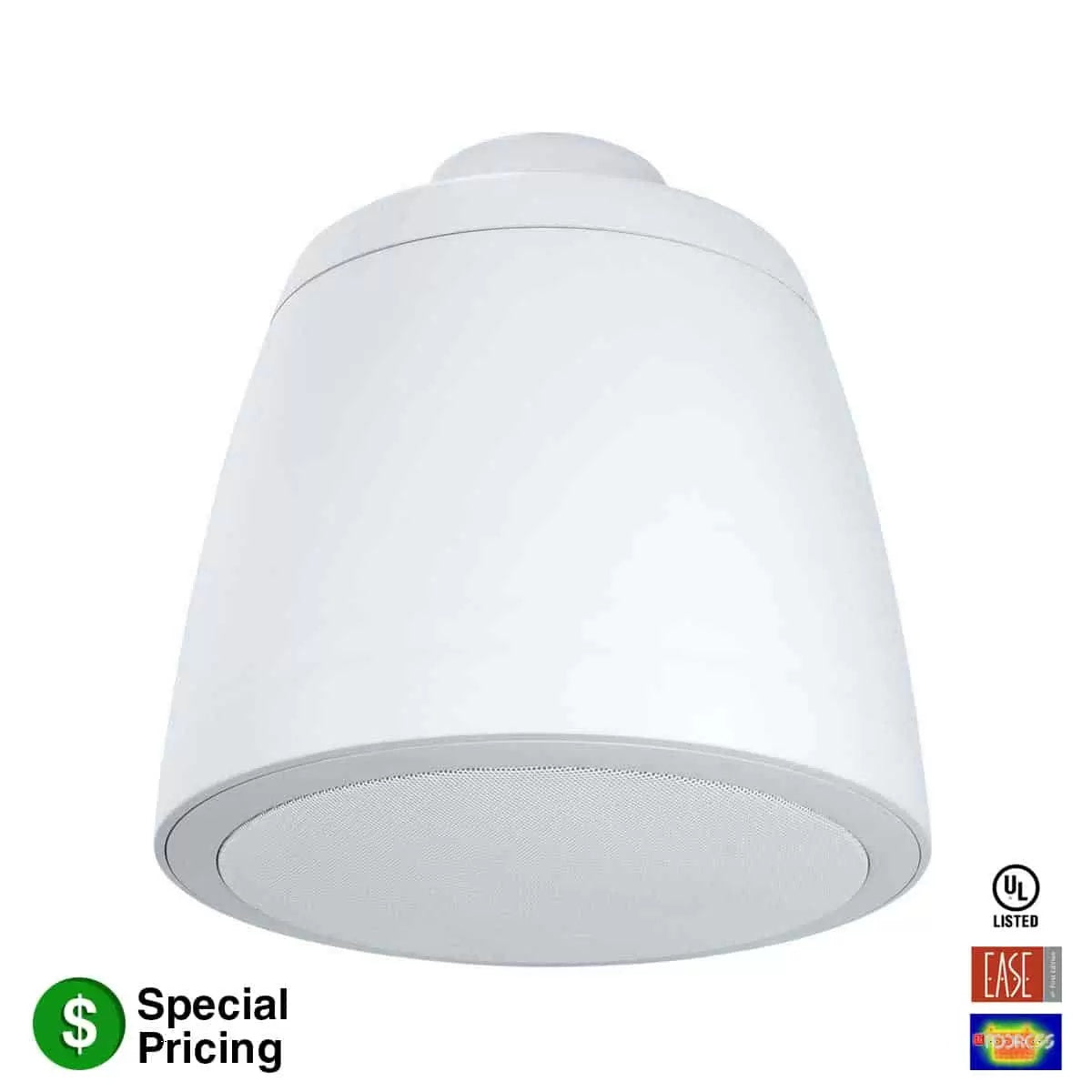 Lowell ESP Series Coaxial Pendant Speakers Acoustic-Match Ceiling Install | 8" | With Transformer