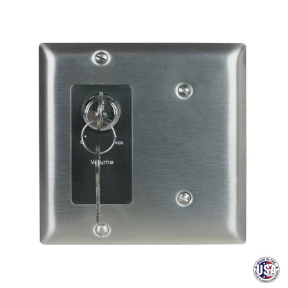 Lowell KL200-DSB 200W Mono 70V Volume Control With Key Switch