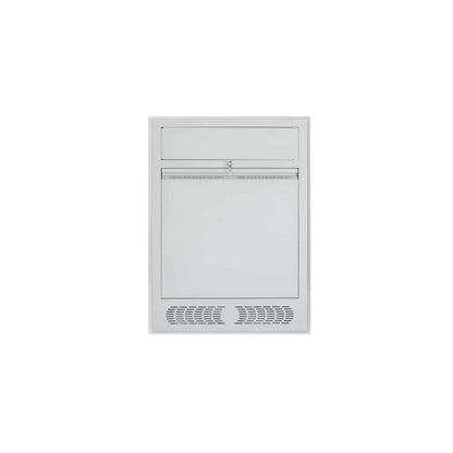 Lowell LTCR Series 3U+3U Dual Bay Wall Rack Controlled Release | Recessed