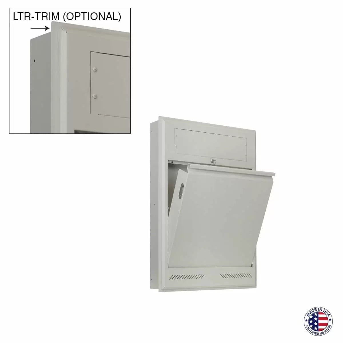 Lowell LTR Series Dual Bay Tilt-Open Wall Rack | 2U