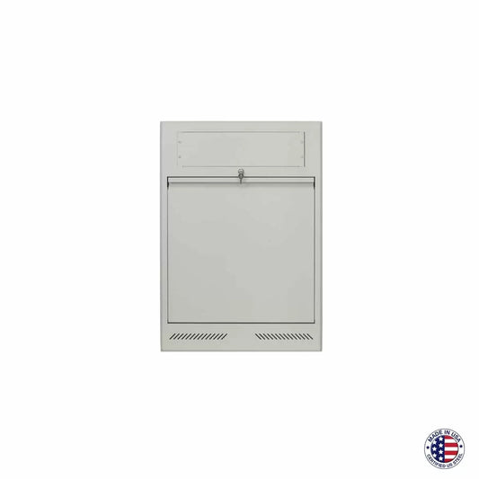 Lowell LTR Series Dual Bay Tilt-Open Wall Rack | 3U