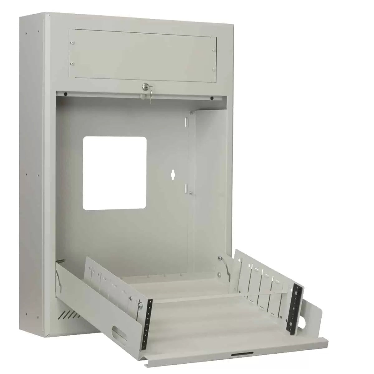Lowell LTR Series Dual Bay Tilt-Open Wall Rack | 3U