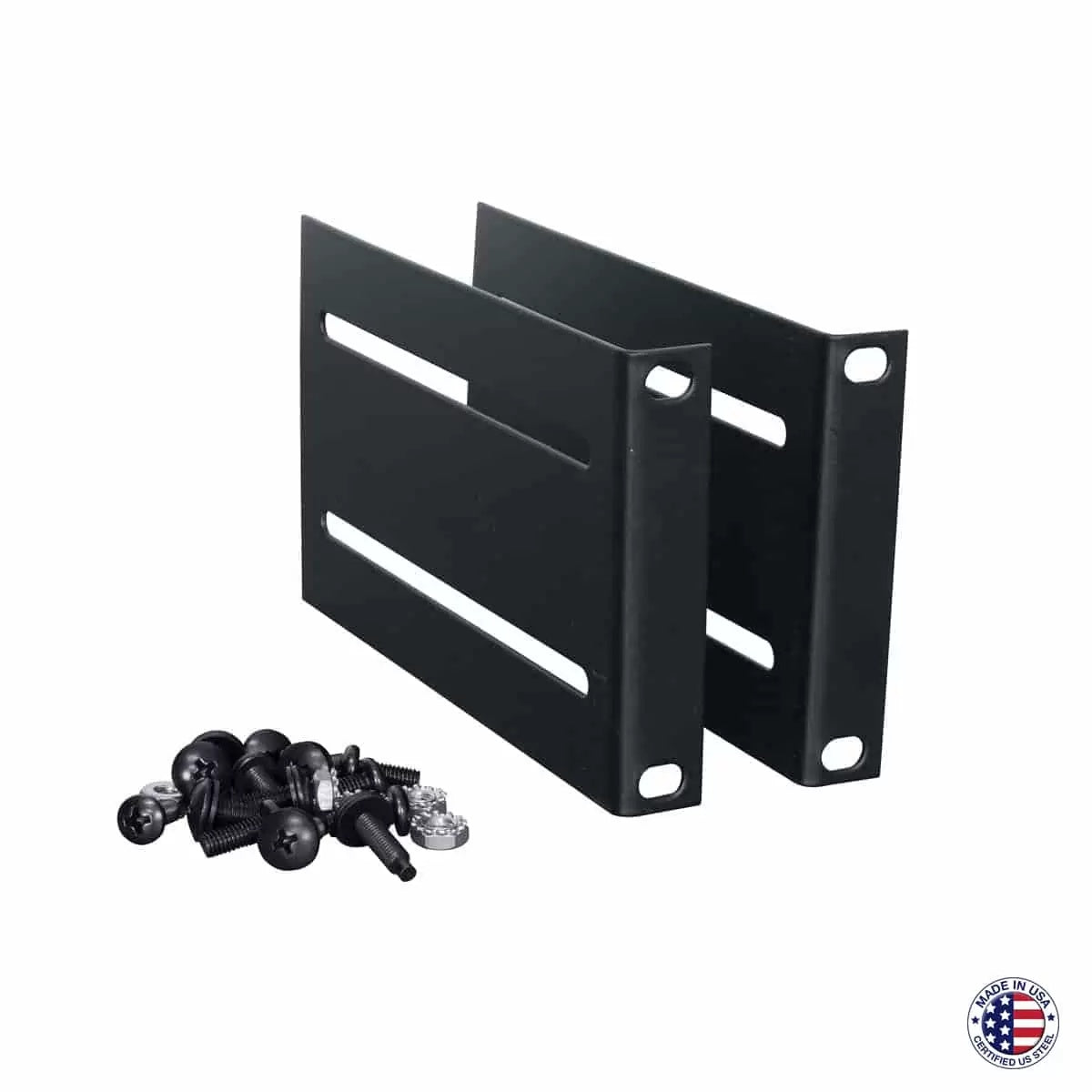 Lowell PCMB-6 Rack Mounting Brackets For Power Strip or Cable Manager