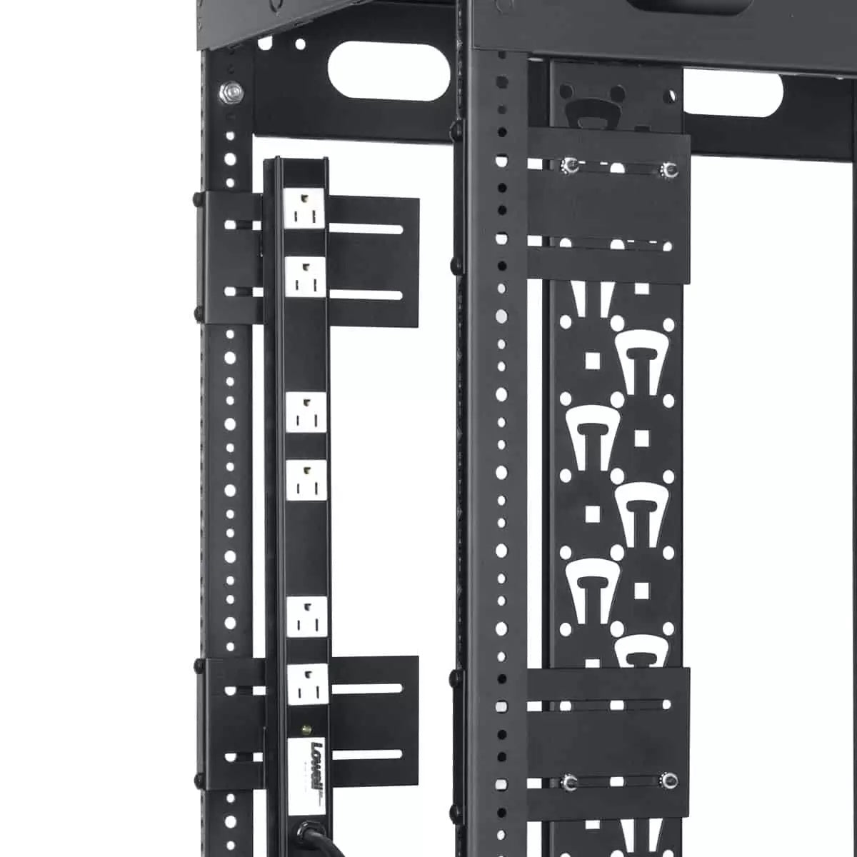 Lowell PCMB-6 Rack Mounting Brackets For Power Strip or Cable Manager