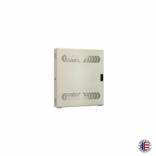 Lowell RCC Remote Consolidation Cabinet, Dual Bay Wall Mount | 28" | 2U Horizontal + 2U Vertical