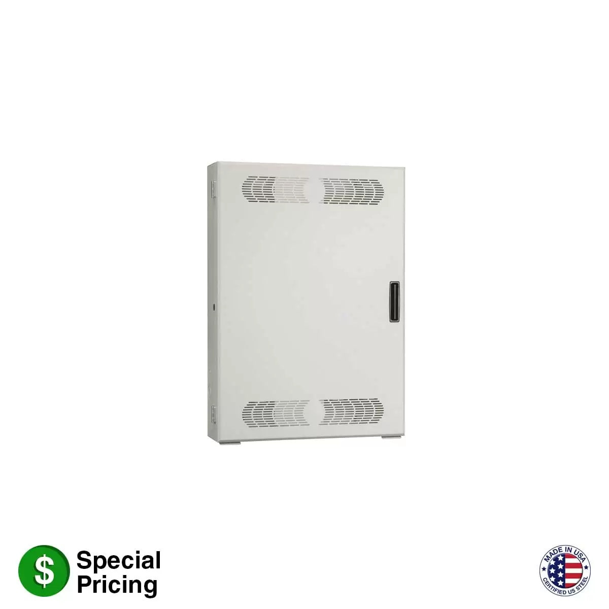 Lowell RCC Remote Consolidation Cabinet, Dual Bay Wall Mount | 36" | 3U Horizontal + 4U Vertical