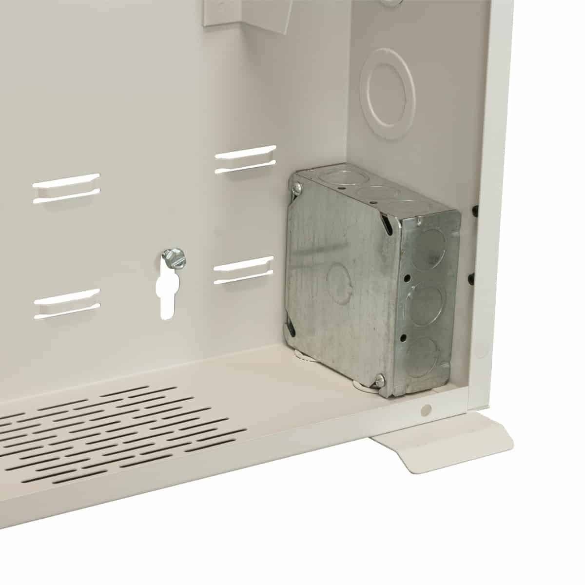 Lowell RCC Remote Consolidation Cabinet, Dual Bay Wall Mount | 36" | 3U Horizontal + 4U Vertical