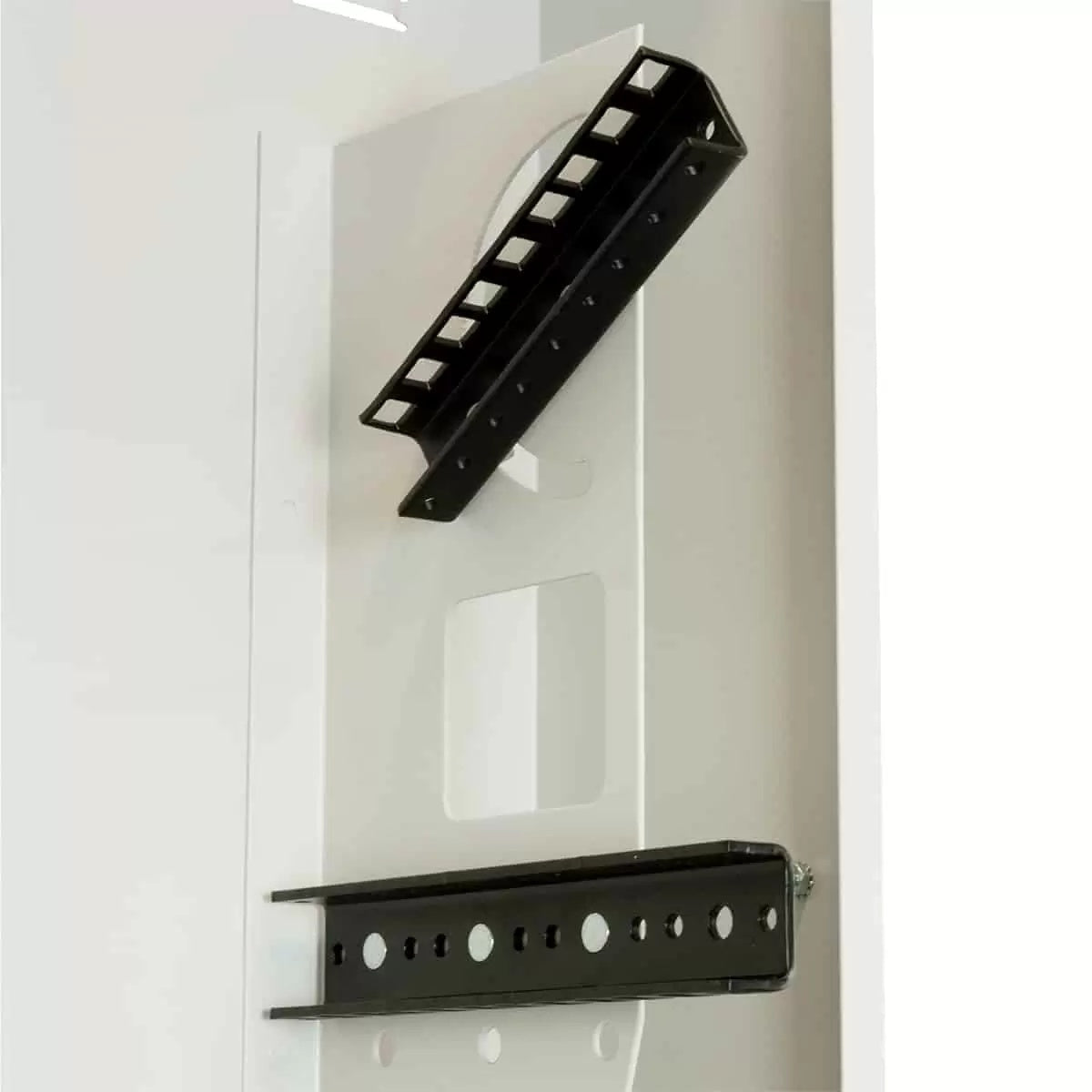 Lowell RCC Remote Consolidation Cabinet, Dual Bay Wall Mount | 36" | 3U Horizontal + 4U Vertical