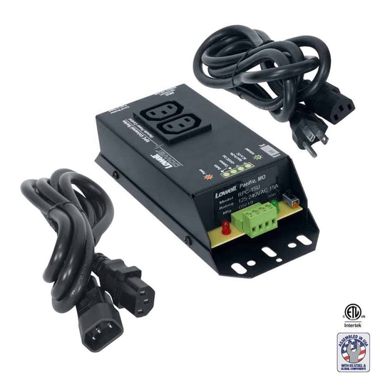 Lowell RPC-15U Remote AC Power Control With IEC C13 Outlets