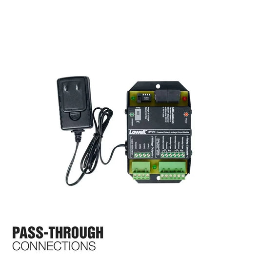 Lowell RY-P1 DPDT Relay Module With Pass-Thru RJ45 Jacks