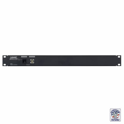 Lowell SIP-1 19" 1U Rack Network Interface Panel With Pass-Through
