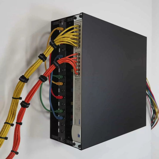 Lowell SMR Series Side Mount Networking Wall Rack 19" Steel Wall Rack | 4U