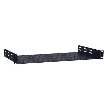Lowell USM Series Rack Utility Shelf With Tie-Off Slots | 1U | 12 Pack