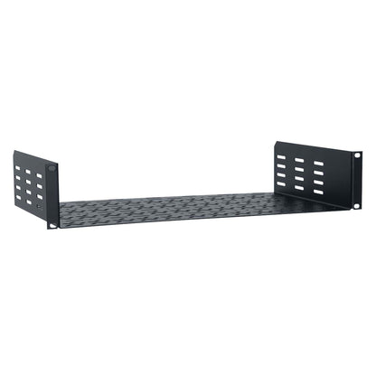 Lowell USM Series Rack Utility Shelf With Tie-Off Slots | 1U | 12 Pack