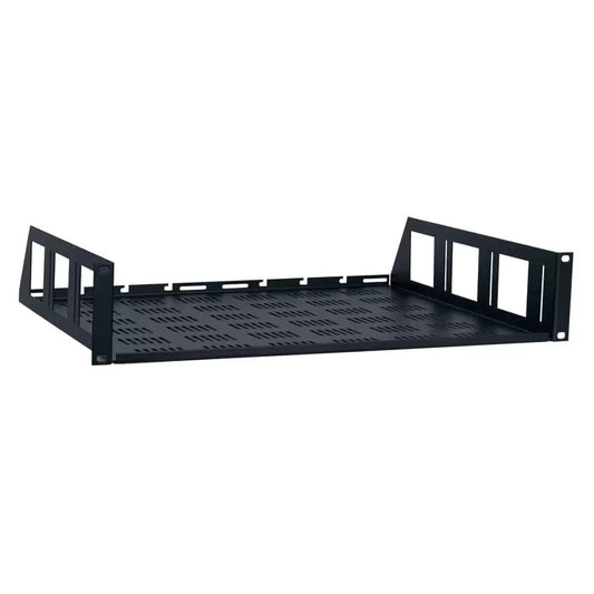 Lowell USV Series Rack Utility Shelf With Vented Base | 2U | 18"D