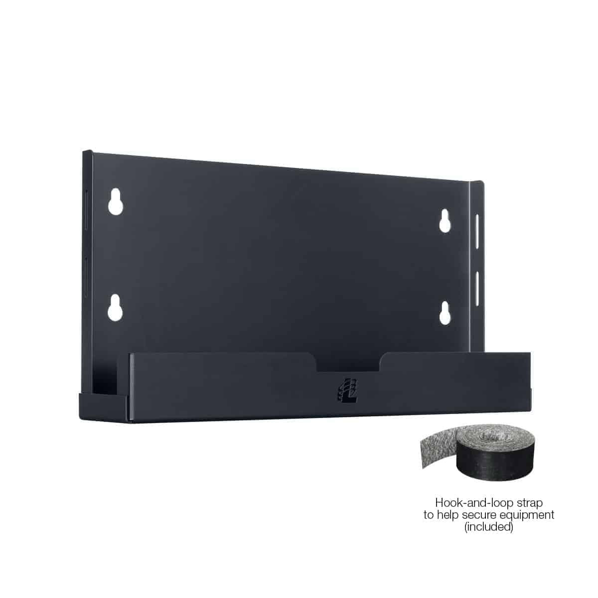 Lowell WMS Wall Shelf for CPU Steel Wall Mount CPU Shelf | 4"D