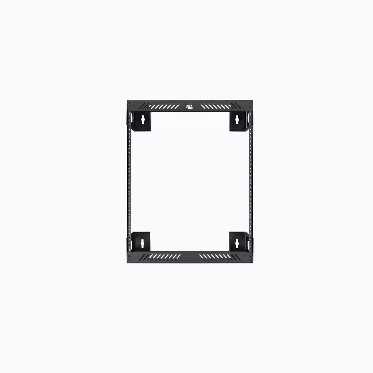 Lowell WXR Slim Wall Mount AV Rack Open-Frame Steel Rack | 12U | 12"D