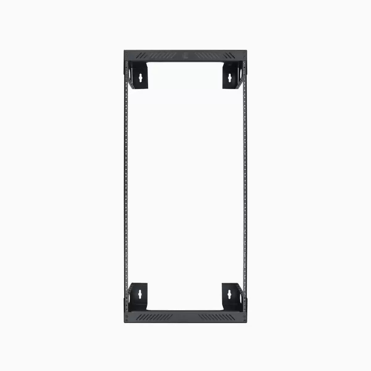 Lowell WXR Slim Wall Mount AV Rack Open-Frame Steel Rack | 22U | 18"D