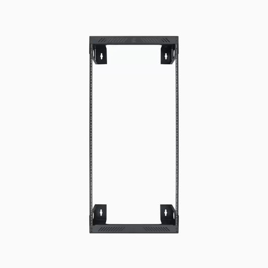 Lowell WXR Slim Wall Mount AV Rack Open-Frame Steel Rack | 22U | 18"D