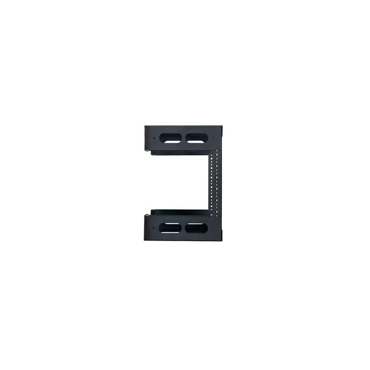 Lowell WXR Slim Wall Mount AV Rack Open-Frame Steel Rack | 8U | 12"D