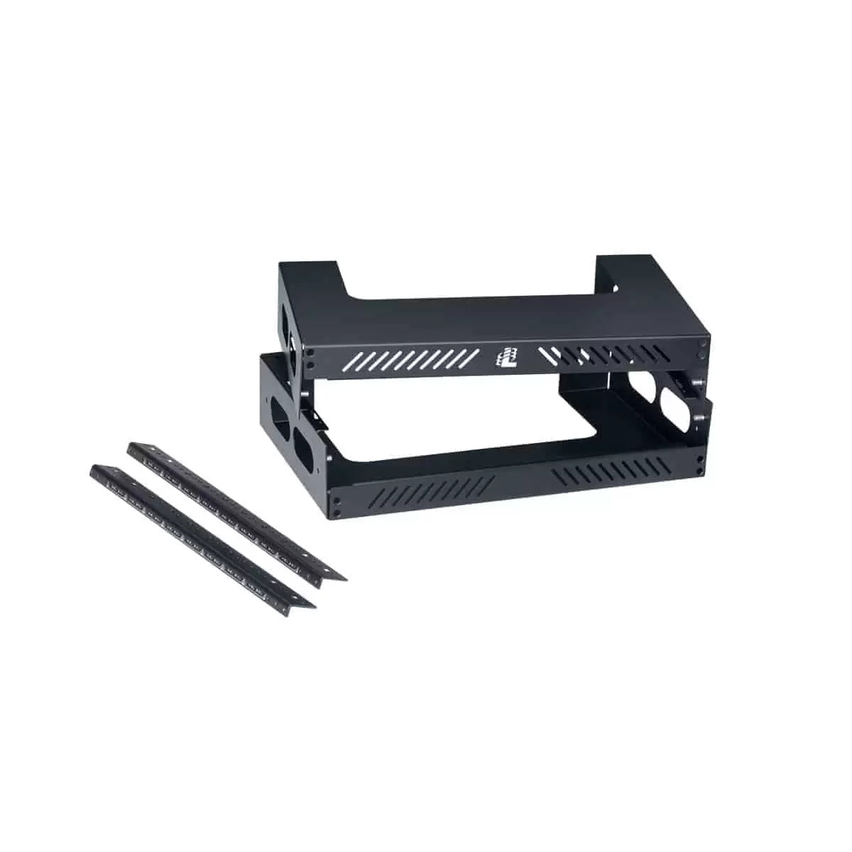 Lowell WXR Slim Wall Mount AV Rack Open-Frame Steel Rack | 8U | 12"D