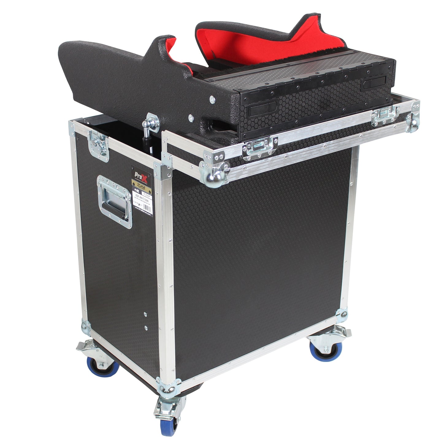 ProX Flip-Ready Hydraulic Console Case For Digital Audio Consoles | Allen & Heath DLive C1500 | Fixed