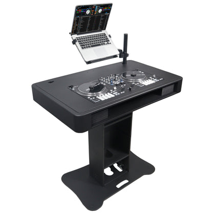 ProX Control Tower DJ Podium T-Shape Stand for Pioneer DDJ | Black | With Road Case