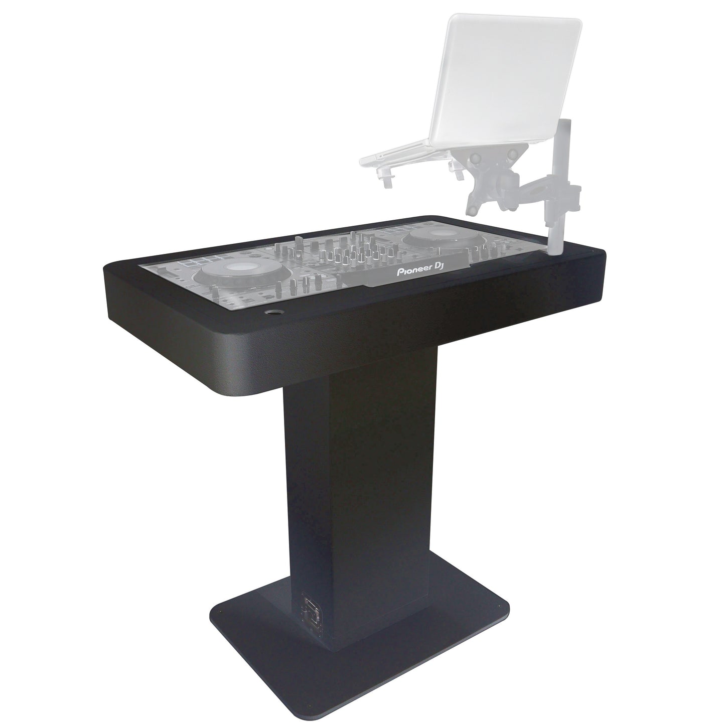 ProX Control Tower DJ Podium T-Shape Stand for Pioneer DDJ | Black | With Road Case