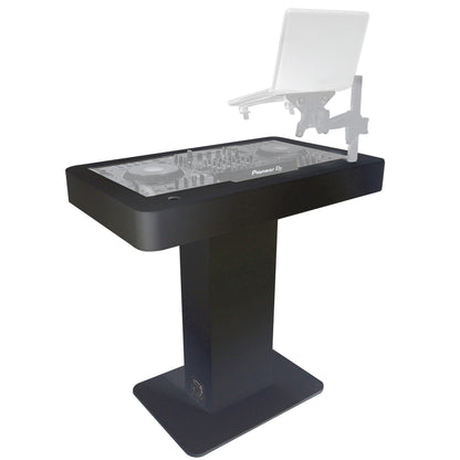 ProX Control Tower DJ Podium T-Shape Stand for Pioneer DDJ | Black | With Road Case