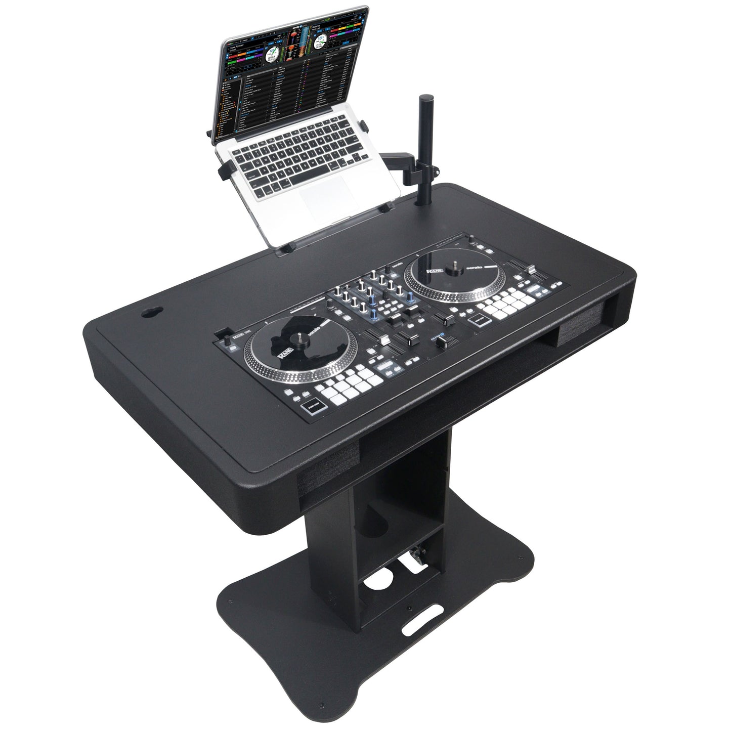 ProX Control Tower DJ Podium T-Shape Stand for Pioneer DDJ | Black | With Road Case