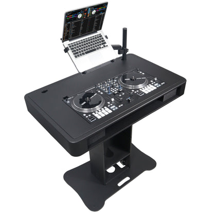ProX Control Tower DJ Podium T-Shape Stand for Pioneer DDJ | Black | With Road Case