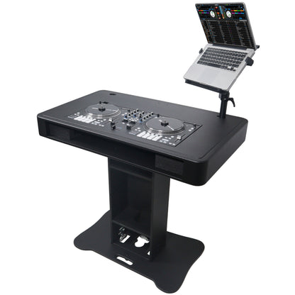 ProX Control Tower DJ Podium T-Shape Stand for Pioneer DDJ | Black | With Road Case