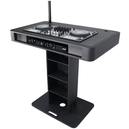 ProX Control Tower DJ Podium T-Shape Stand for Pioneer DDJ | Black | With Road Case