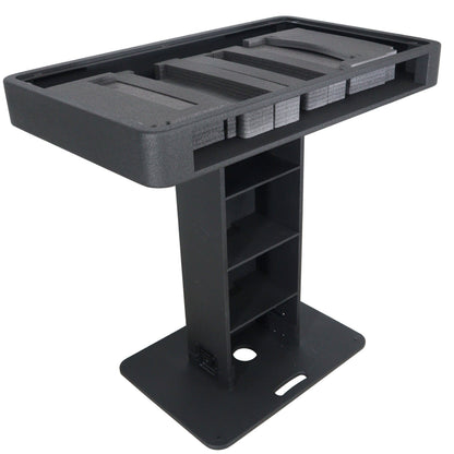 ProX Control Tower DJ Podium T-Shape Stand for Pioneer DDJ | Black | With Road Case