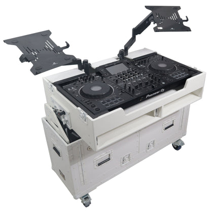 ProX Flip-Ready Hydraulic Console Case For Digital Audio Consoles | Pioneer DDJ-REV7/XDJ-XZ/DDJ-1000/SZ2/SX3 | Fixed
