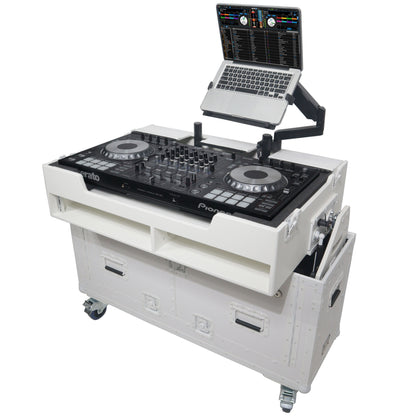 ProX Flip-Ready Hydraulic Console Case For Digital Audio Consoles | Pioneer DDJ-REV7/XDJ-XZ/DDJ-1000/SZ2/SX3 | Fixed