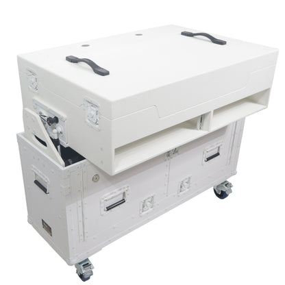 ProX Flip-Ready Hydraulic Console Case For Digital Audio Consoles | Pioneer DDJ-REV7/XDJ-XZ/DDJ-1000/SZ2/SX3 | Fixed