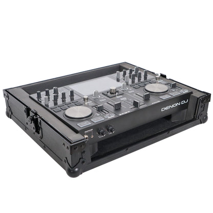 ProX ATA Style Flight Travel Case for Denon DJ Prime Go | Black On Black